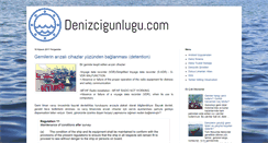 Desktop Screenshot of denizcigunlugu.com